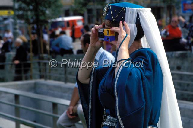 dinan fete remparts 04.JPG - Fête des Remparts, septembre 1994sur le thème « Du Guesclin »22 Dinan